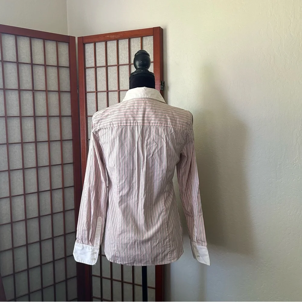 Pink Pinstripe J. Crew Button Up - Picture 3 of 17